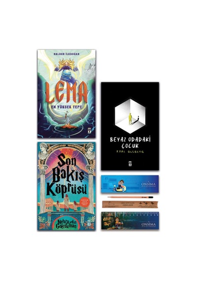 Genç Timaş Lema En Yüksek Tepe - Beyaz Odadaki Çocuk - Son Bakış Köprüsü Set 3 Kitap
