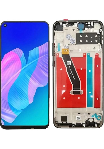 Huawei P40 Lite E İle Uyumlu Lcd Ekran Dokunmatik Çıtalı