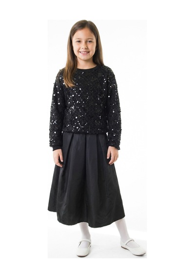 Xo Kids Kız Çocuk Alt Üst Takım 10-14 Yaş 36182 Siyah