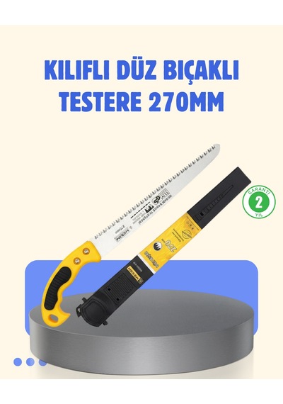 Ilkeshop Kılıflı Budama Bahçe Testeresi 270 Mm Düz Bıçaklı