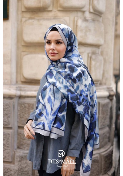 Mimiyum Sarmaşık Leopar Şal Gri