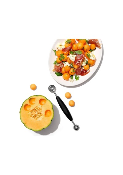 Oxo Good Grips Paslanmaz Çelik Kavun Kesicisi, Siyah/gümüş Diğer