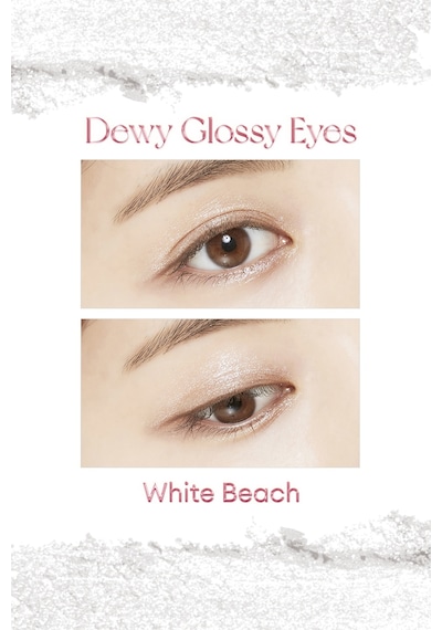 Missha M Dewy Glossy Eyes Parlak ve Işıltılı Görünüm Sunan Göz Farı White Beach
