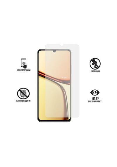 Realme C61 Ekran Koruyucu Mat Parmak İzi Bırakmaz Şeffaf