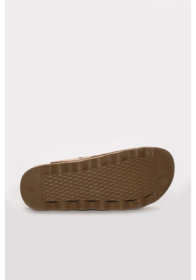 Fast Step Hakiki Deri Kadın Klasik Sandalet 972za3502 Camel