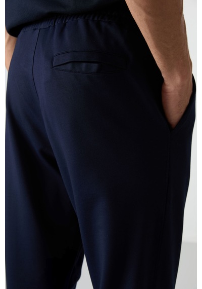 Tommy Life İndigo Pamuklu Yumuşak Dokulu Comfort Fit Nakışlı Erkek Jogger - 82123 İndigo