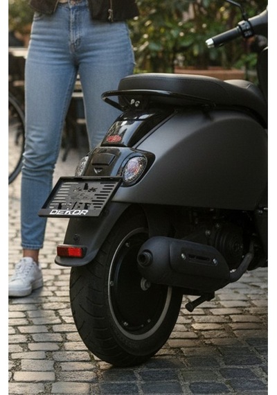 Motorsiklet Dekor Plakalık Krom Kabartmalı Krom Yazı 1 Adet Motor Plakası