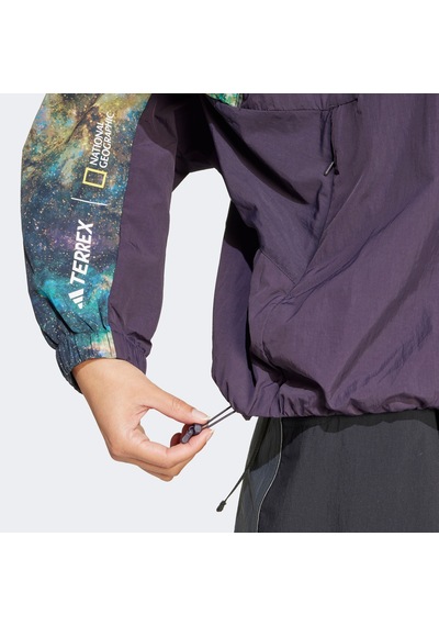 Adidas Nat Geo Wind.rdy Kadın Mor Outdoor Ceket Jd5837 Mor