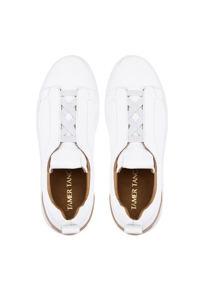 Tamer Tanca Erkek Hakiki Deri Beyaz Sneakers & Spor Ayakkabı 1093 2805 Erk Ayk Y26 Beyaz