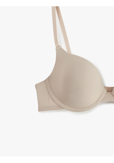 Koton Desteksiz Balenli Rahat Kalıp Comfort Sütyen Bej 6slk10021mk Ekru