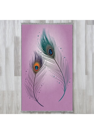 Evaşk Namazlık Dokuma Halı Kaymaz Muslumana Seccade80 x 130 LİLA EVAŞK406A80