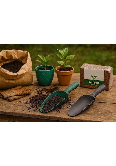 Omnipazar So-ml01 Botanik Plastik Mala Kürek Antrasit