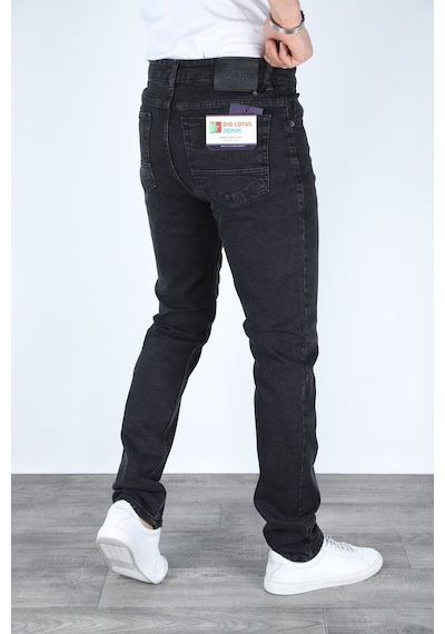 Myrab Denim Regular Kalıp Duman Renk Erkek Kot Pantolonu Gri
