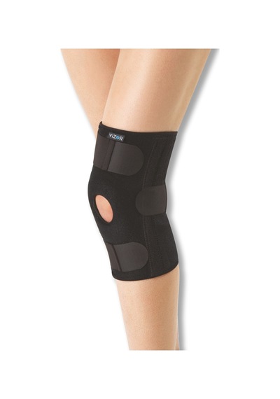 Standart Patella Ve Ligament Destekli Dizlik Flexible Destekli Dizlik Sporda Destekleyici Dizlik Siyah