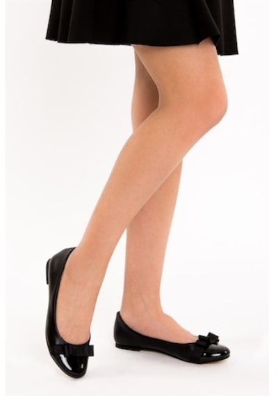 Fox Shoes Siyah Kadın Babet D726019509 Siyah