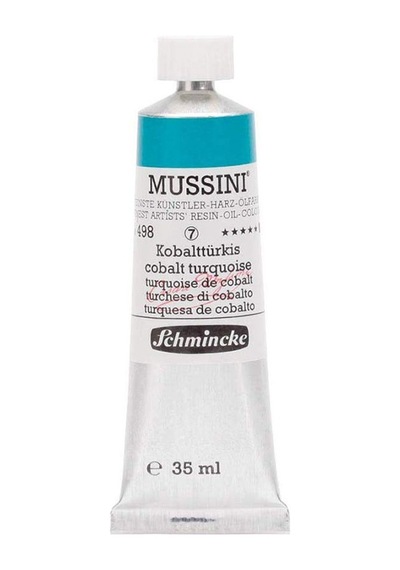 Mussini 35Ml Yağlı Boya Seri:7 No:498 Cobalt Turquoise