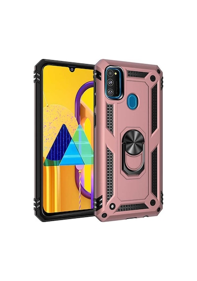 Samsung Galaxy Uyumlu M30S Yüzüklü Standli Vega Kilif Ekran Koruyucu 510433484