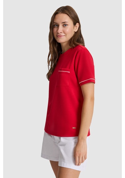 U.S. Polo Assn. U.s. Polo Assn. Kadın Kırmızı Tişört Basic 50323552-vr030 Kirmizi U.S. Polo Assn. U.s. Polo Assn. Kadın Kırmızı Tişört Basic 50323552-vr030 Kirmizi