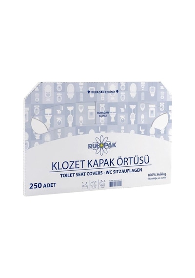Klozet Kapak Örtüsü 250 Yaprak Diğer