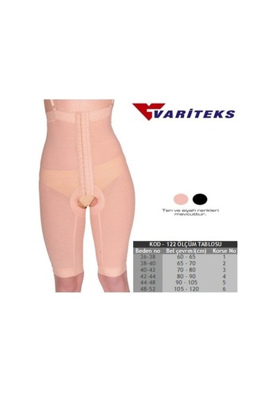 Variteks Liposuction Korsesi, Ayarlanabilir, Konforlu