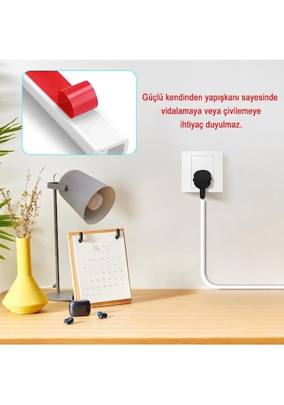 Greentech Esnek Kablo Kanalı Krem / Gt-kk12