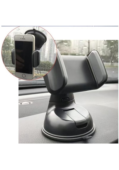 Araç İçi Torpido Ve Cam Vakumlu Kısa Boy Telefon Tutucu 5492 Çr
