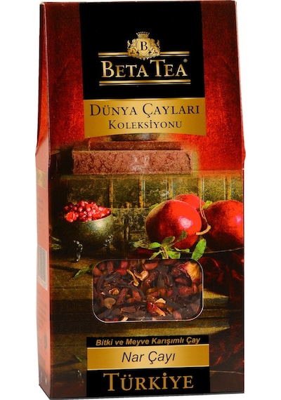 Beta Tea Dünya Çayları Koleksiyonu Bitki ve Meyve Karışımlı Nar Çayı 50 G