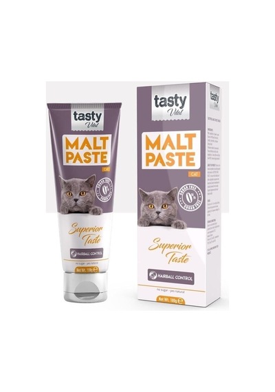 Kedi Malt Pasta 100 Gr Kediler Için Tüy Yumağı Önleyici