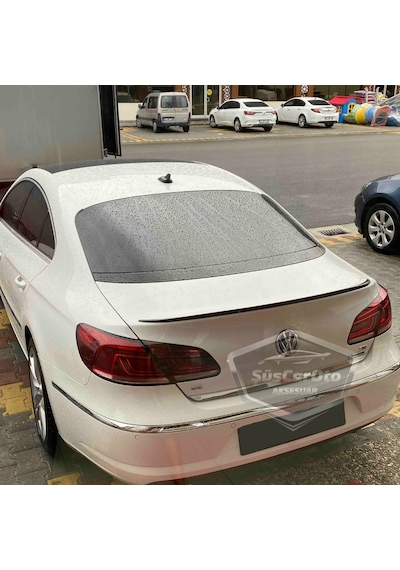 Volkswagen Passat CC 2009-2016 Bagaj Üstü Spoiler Çıtası Piano Black Parlak Siyah (00) (ŞüsCarOto Aksesuar)