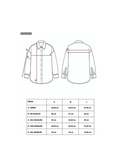 Manche Müslin Kadın Oversize Gömlek Bebe Mavi Mks166965-01