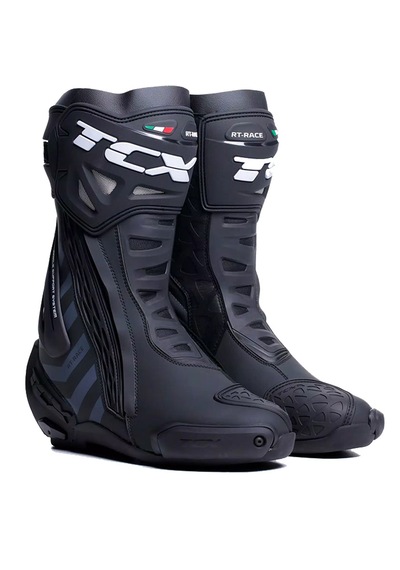 Tcx Rt-race Siyah-gri Motosiklet Çizmesi
