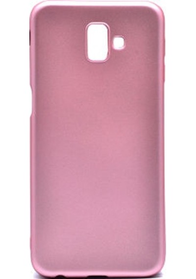 Samsung Galaxy Uyumlu J6 Plus Kılıf Esnek Yapılı İnce Slim Silikon Kapak Ryc/premier Rose