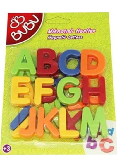Bu-Bu Miknatisli Harf 26 Parça Bubu00082