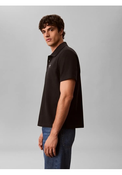 Calvin Klein Ss Ez Monologo Casua, Ub1 Siyah Erkek Polo