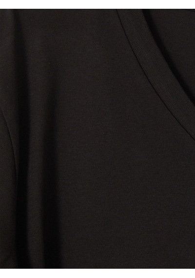 Lcw Curve Siyah V Yaka Kadın Tişört