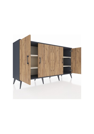 Hyperion Konsol 4 Raflı 4 Kapaklı 176x44x99 Antrasit-çam/aytaşı Antrasıt/atlas Çam - Antrasıt Hyperion Konsol 4 Raflı 4 Kapaklı 176x44x99 Antrasit-çam/aytaşı Antrasıt/atlas Çam - Antrasıt