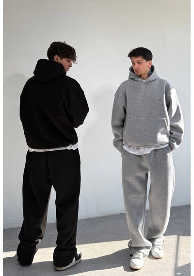 Zaee Basic Oversize Hoodie siyah