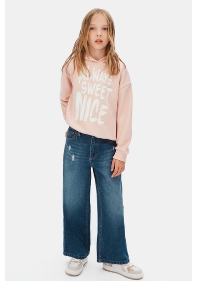 Xo Kids Kız Çocuk Sweatşirt 8-14 Yaş 39323 Pudra Xo Kids Kız Çocuk Sweatşirt 8-14 Yaş 39323 Pudra