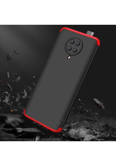 Xiaomi Poco F2 Pro Kılıf Zore Ays Kapak Siyah-Mavi