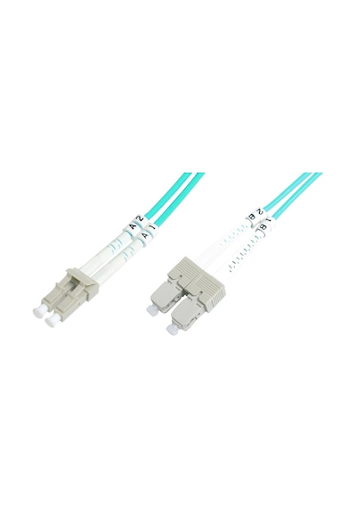 Beek Lc-sc Fiber Optik Patch Kablo, Multimode Om 3 50/125 Duplex, 3.0mm, Lszh, 5 Metre-19170