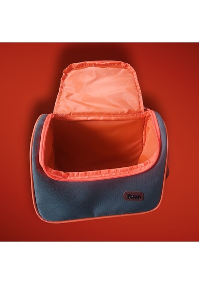 16x21x27 Cm Büyük Ebat Beslenme Çantası Termoslu Br-3500 Student Lunch Box Gri