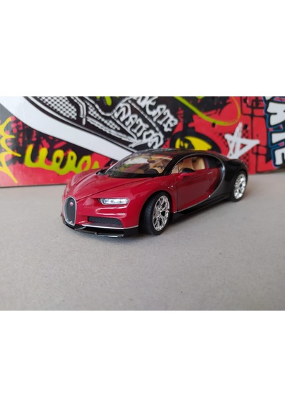 1 / 24 Ölçek Welly Koleksiyon Metal Model Araba Bugatti Chiron