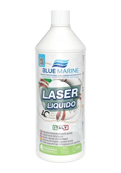Blue Marine - Laser Liquido Sıvı Kireç Çözücü 1 Kg : Karina, Su Hattı Ve Pervanelerde Keskin Asit Gücü