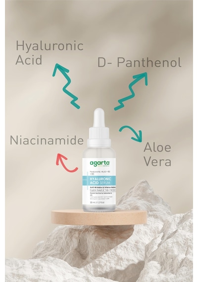 Agarta Yoğun Nemlendirici ve Yenileyici Hyaluronic Asit Serum 30 ML
