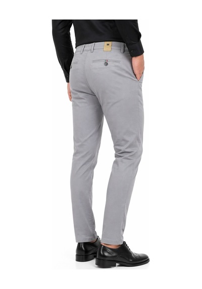 Amaro Erkek Silim Fit Kanvas Pantolon Kalıp Yazlık Bgl-st05394 Gri