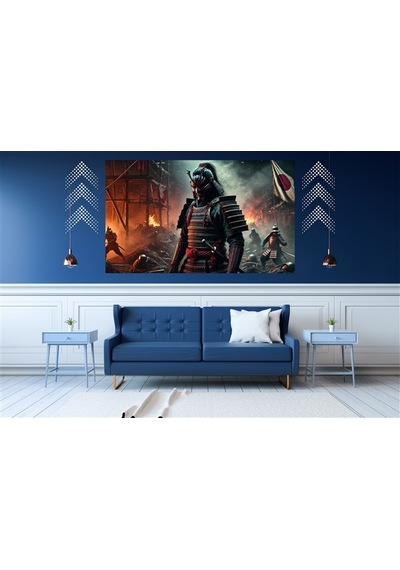 Ti-play Buraya Kadar 60x90cm Modern Samuray Pvc Çerçevesiz Tablo