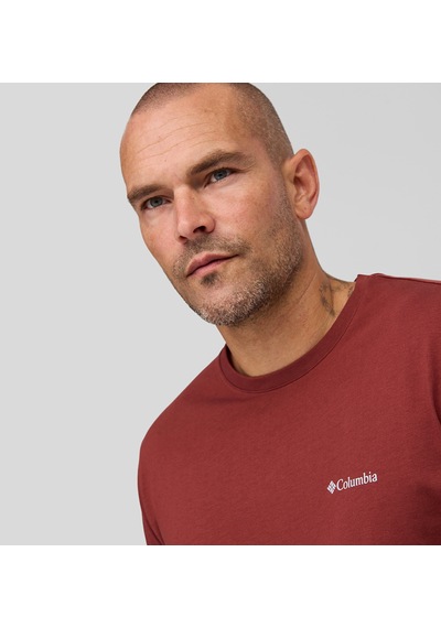 Columbia Cs0354 Csc M Basic Sm Logo Ls Tee Erkek Uzun Kollu T-shirt 9110161681 Bordo