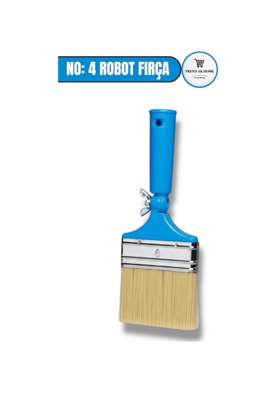 Plastik Saplı Robot Boya Fırçası Akrobat Fırça No:4 - 638126635