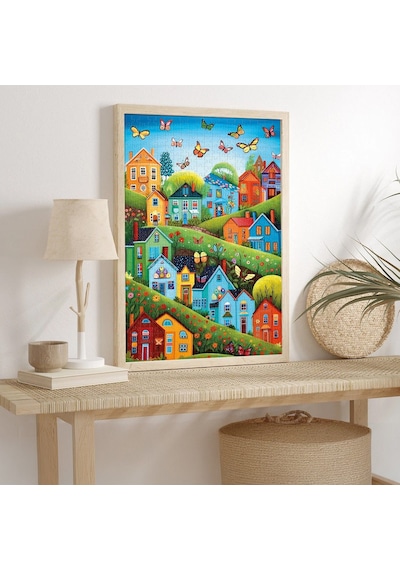 Ks Games 500 Parça Kelebekli Köy Puzzle - Phillip Trully