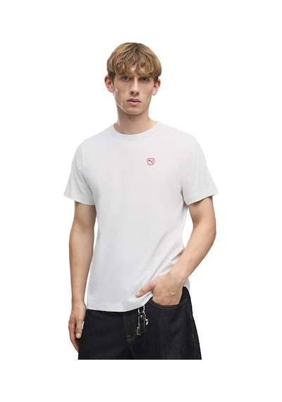 Puma Essentials Elevated Erkek Beyaz Günlük Stil T-shirt 69205461